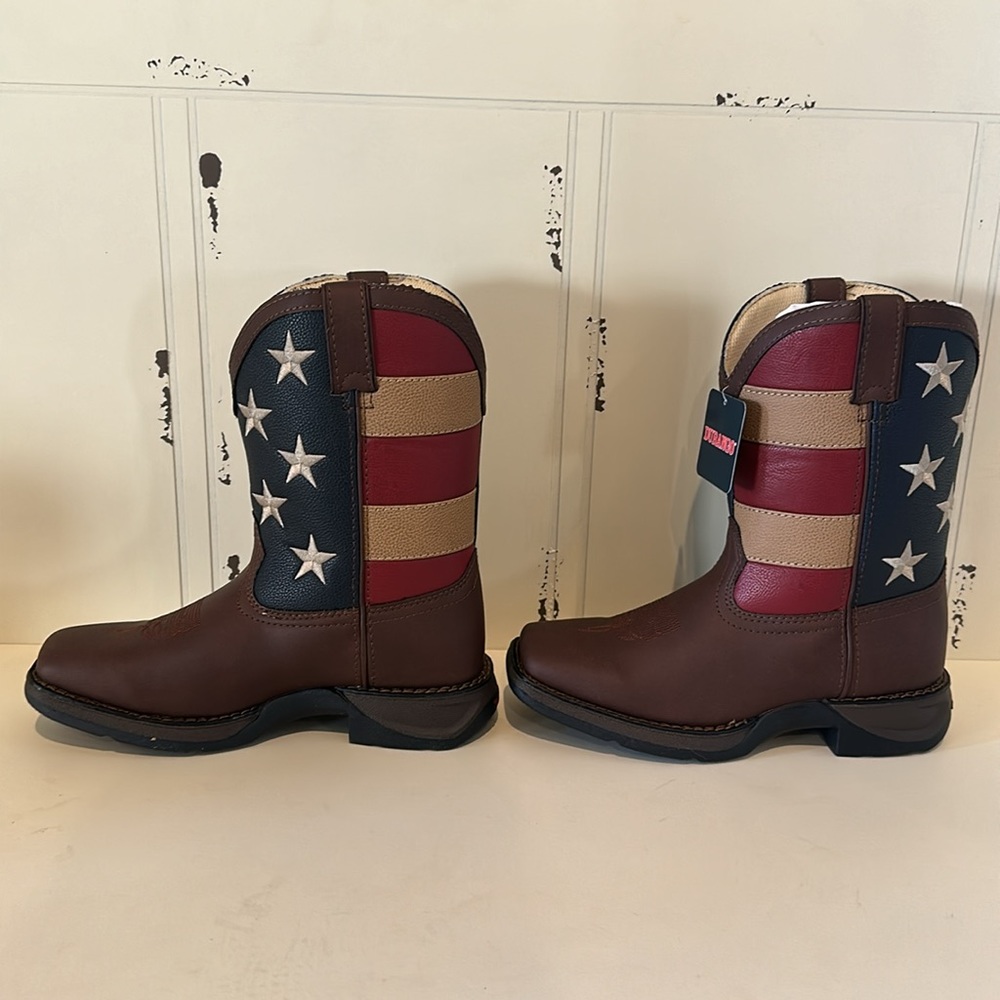 LIL' DURANGO Kids American Flag Western Boots - Picture 4 of 6